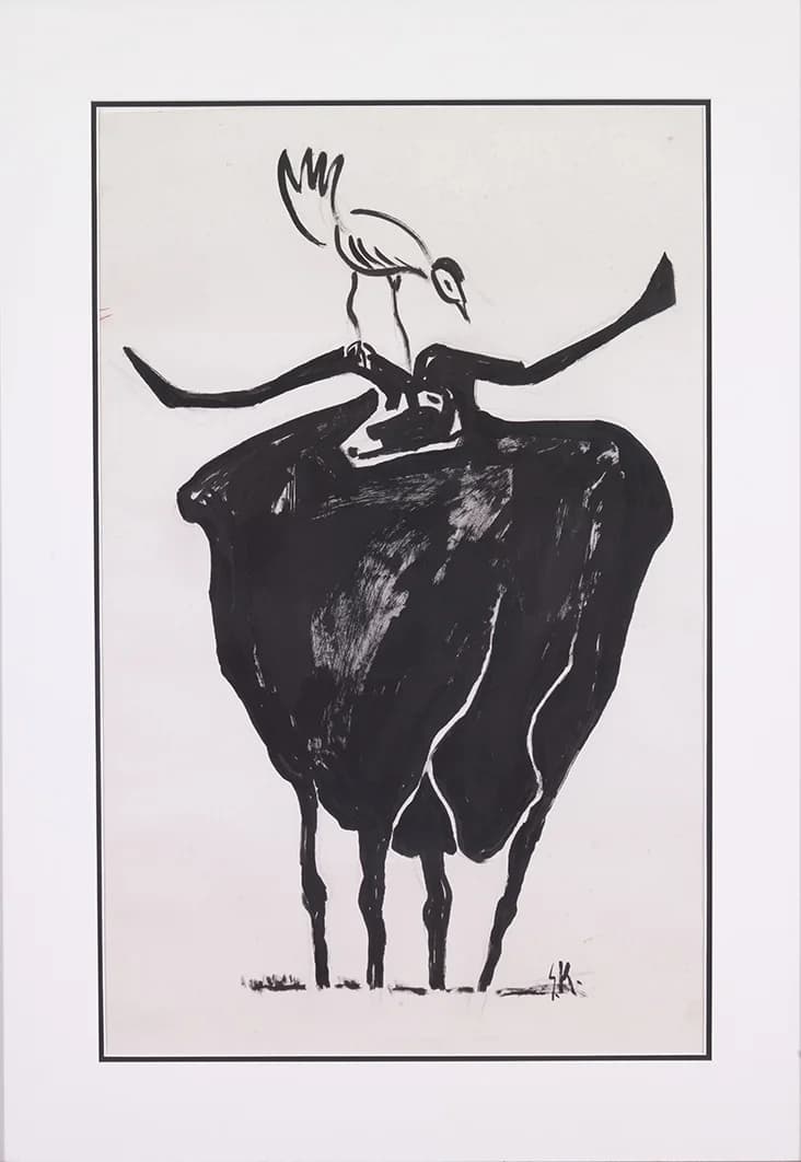 Bird and Buffalo II — recto
