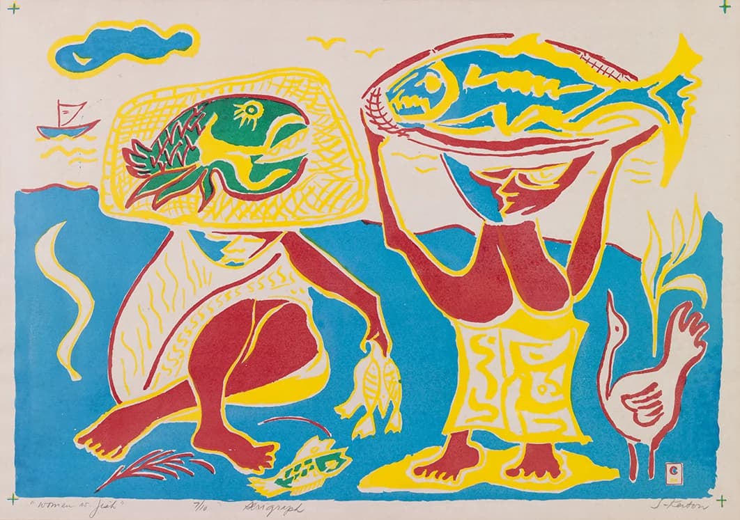 Women with Fish I — recto