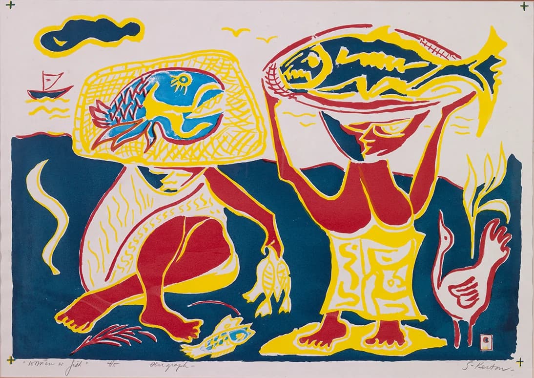 Women with Fish II — recto