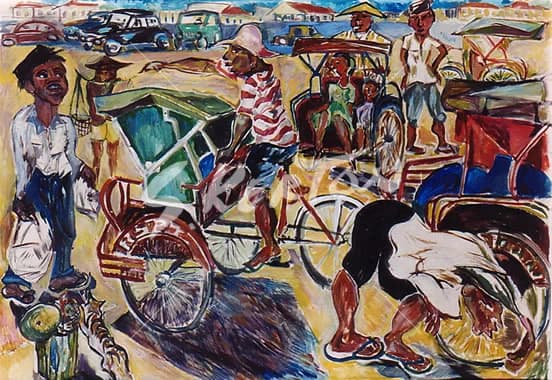 Pangkalan Becak — recto