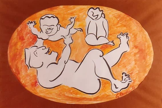 Happy Family — recto