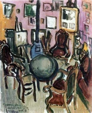 Daumier’s Studio — recto